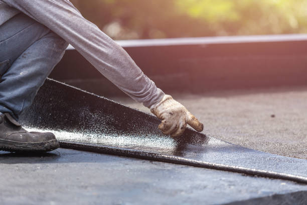 Professional Exterior Waterproofing technician working in Dayton, MD